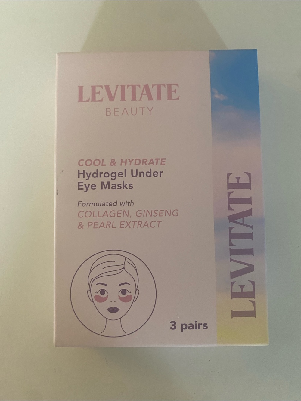 Cool & Hydrate Hydrogel Under Eye Masks - Pink